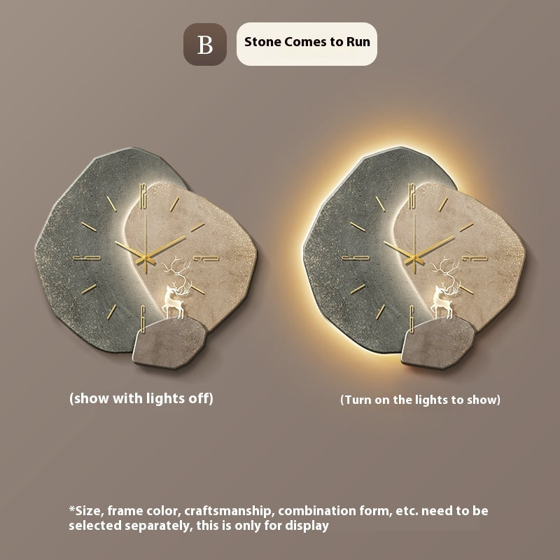 Stone Wall Clock
