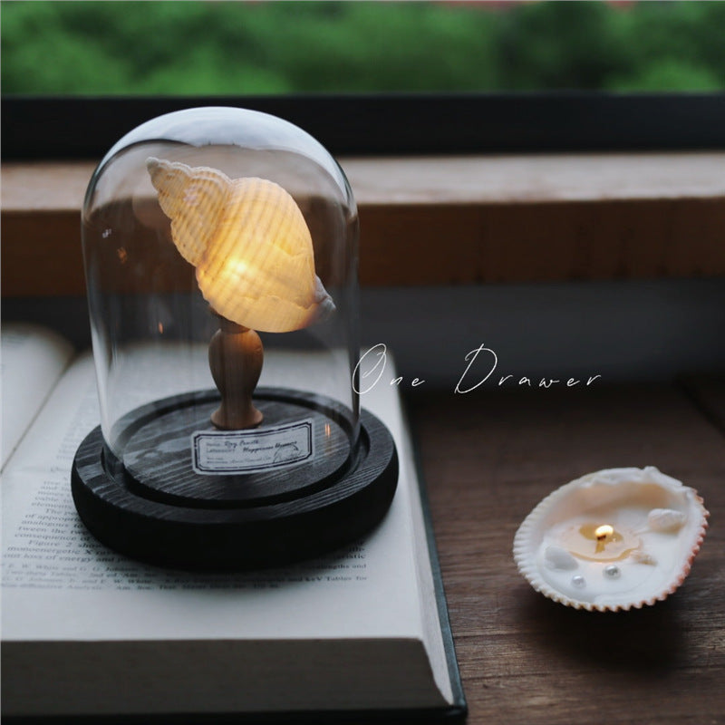 Small night lamp Ornaments Ocean Island Vintage shell