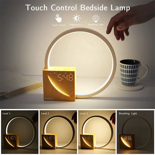 Table Lamp With Natural sound and alarm Clock